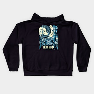 Street of Tokyo Japan Kids Hoodie